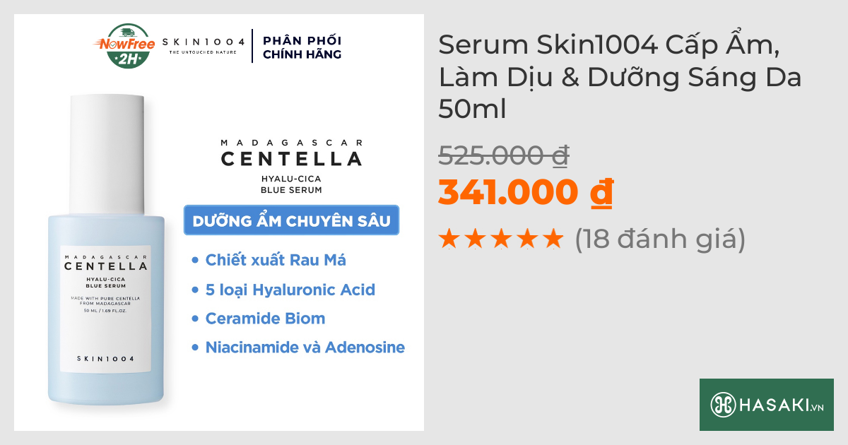 Serum Skin1004 Cấp Ẩm, Làm Dịu & Dưỡng Sáng Da 50ml