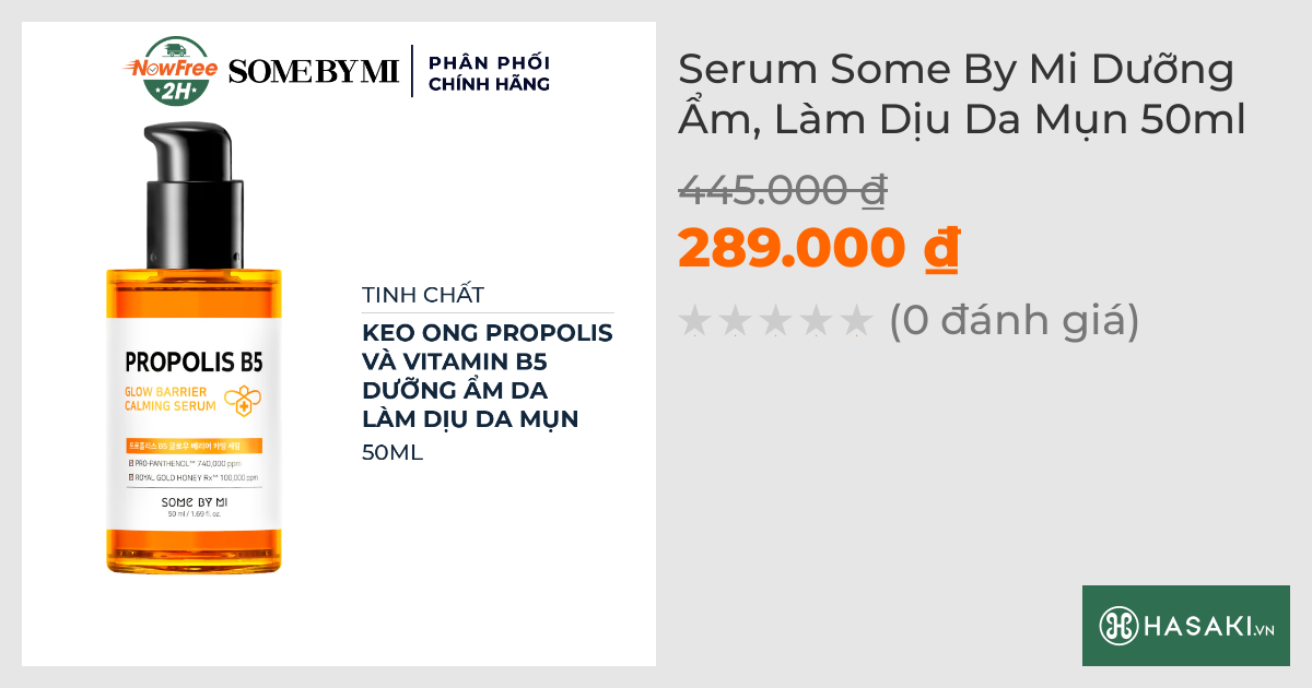 Serum Some By Mi Dưỡng Ẩm, Làm Dịu Da Mụn 50ml