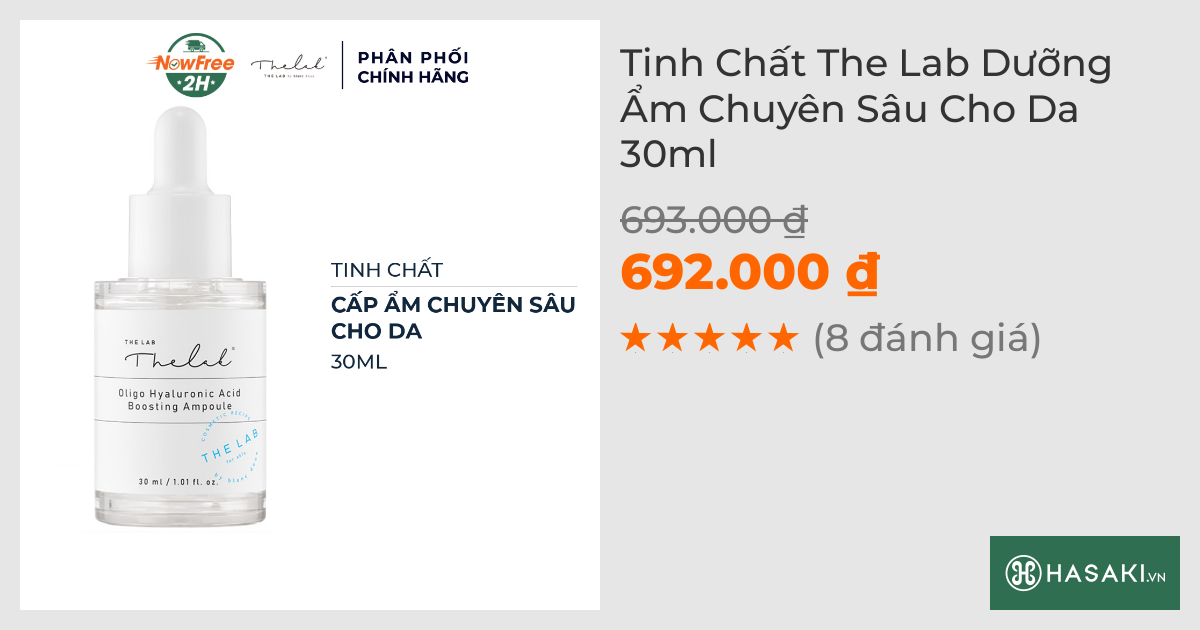 Tinh Chất The Lab Dưỡng Ẩm Chuyên Sâu Cho Da 30ml