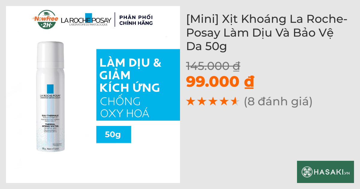 [Mini] Xịt Khoáng La Roche-Posay Làm Dịu Và Bảo Vệ Da 50g