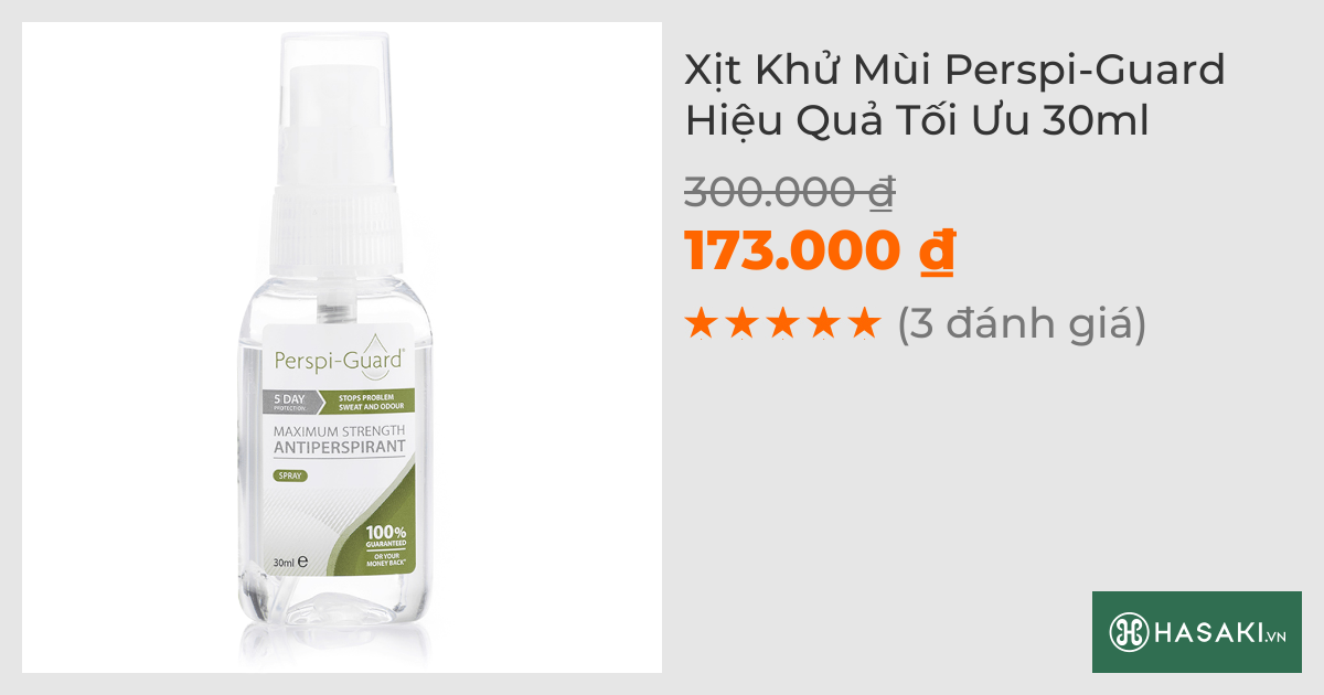 Xịt Khử Mùi Perspi-Guard Hiệu Quả Tối Ưu 30ml