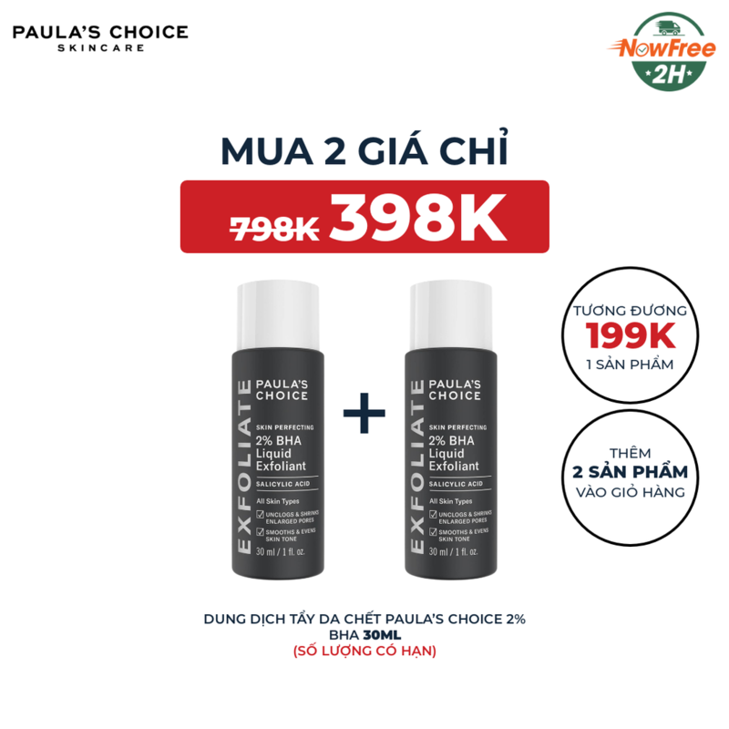 Dung Dịch Tẩy Da Chết Paula’s Choice 2% BHA 30ml