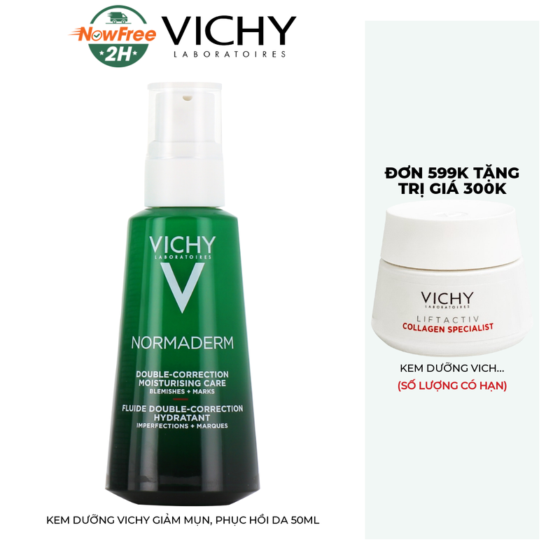 Kem Dưỡng Vichy Giảm Mụn, Phục Hồi Da 50ml