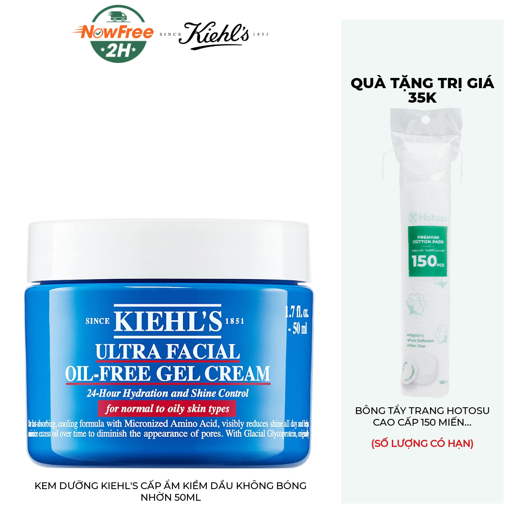 Kem Dưỡng Kiehls Cấp Ẩm Kiềm Dầu Không Bóng Nhờn 50ml Hasaki Vn