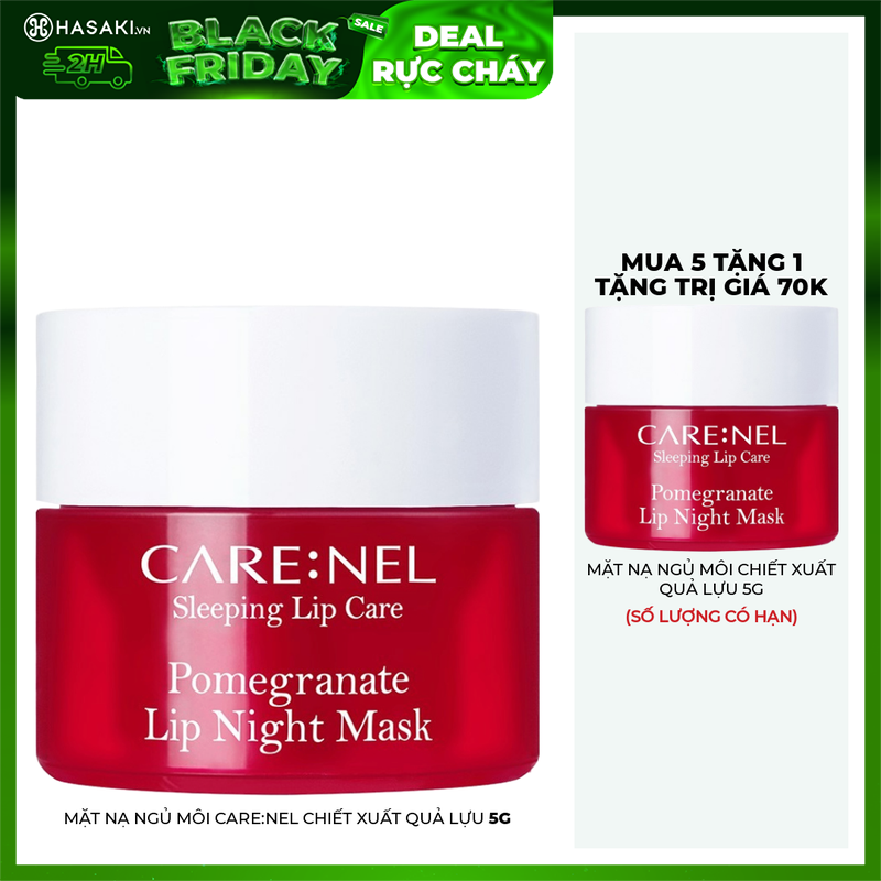 Tặng: CARE:NEL Lip Night Mask 5g #Pomegranate (Sl có hạn)