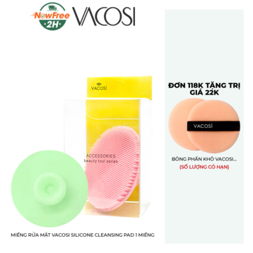 Miếng Rửa Mặt Vacosi Silicone Cleansing Pad 1 Miếng