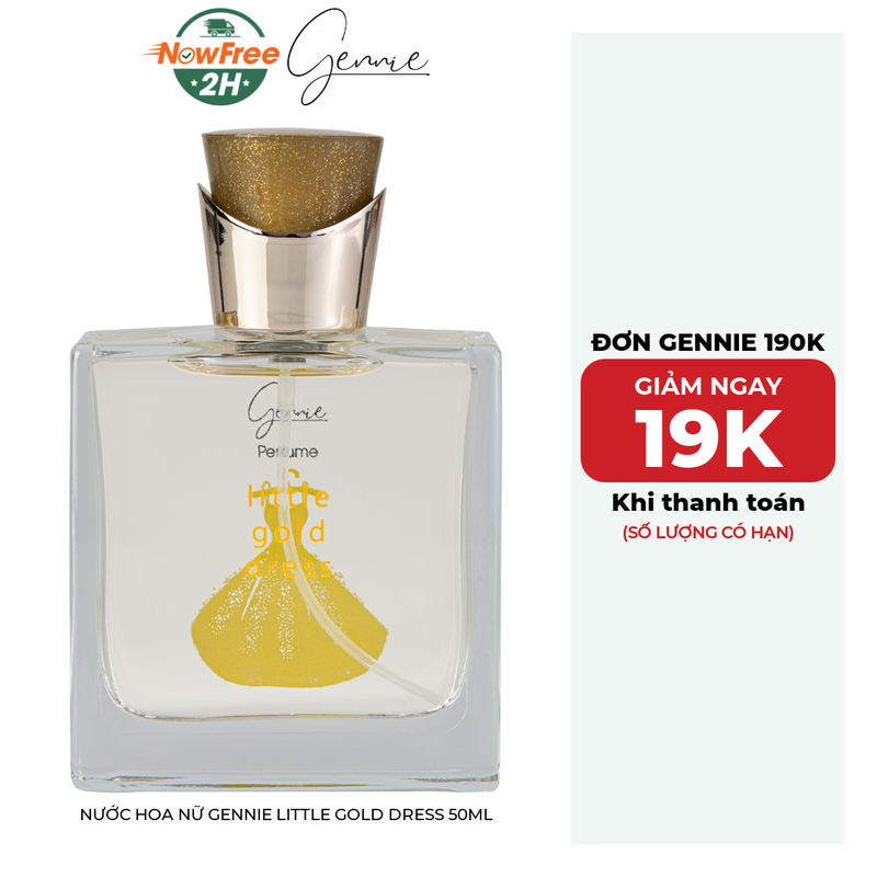 Nước Hoa Nữ Gennie Little Gold Dress 50ml