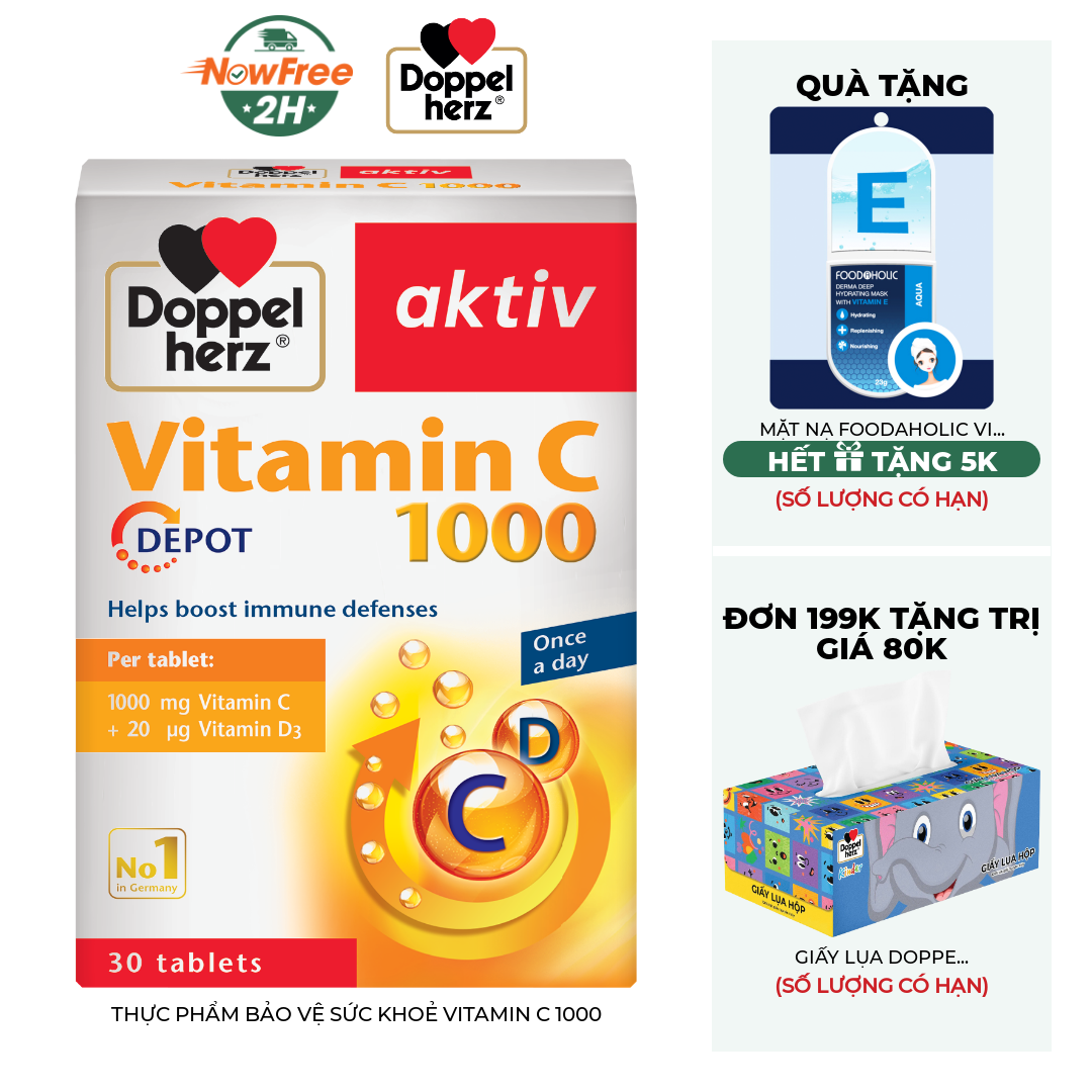 Thực Phẩm Bảo Vệ Sức Khoẻ Vitamin C 1000 