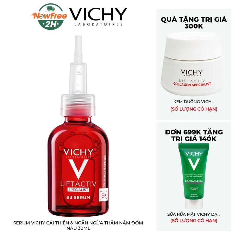 Serum Vichy Cải Thiện & Ngăn Ngừa Thâm Nám Đốm Nâu 30ml