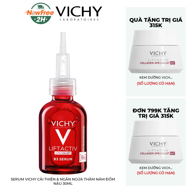 Serum Vichy Cải Thiện & Ngăn Ngừa Thâm Nám Đốm Nâu 30ml