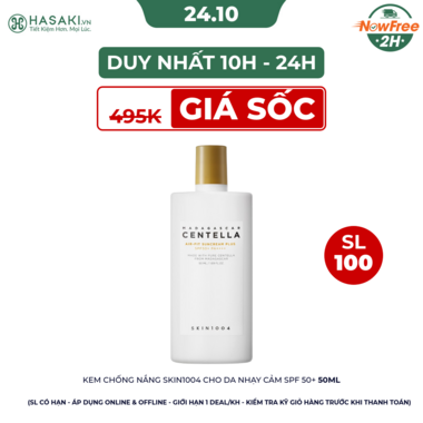 Kem Chống Nắng Skin1004 Cho Da Nhạy Cảm SPF 50+ 50ml