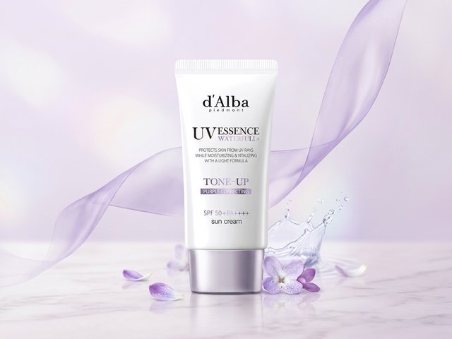 Kem Chống Nắng d'Alba Nâng Tông Tím Hiệu Chỉnh Sắc Da 50ml