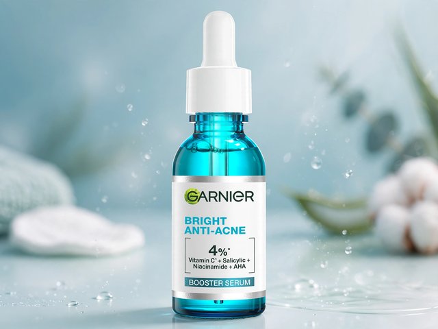Serum Garnier Giảm Mụn Mờ Thâm Cho Da Dầu, Mụn 30ml