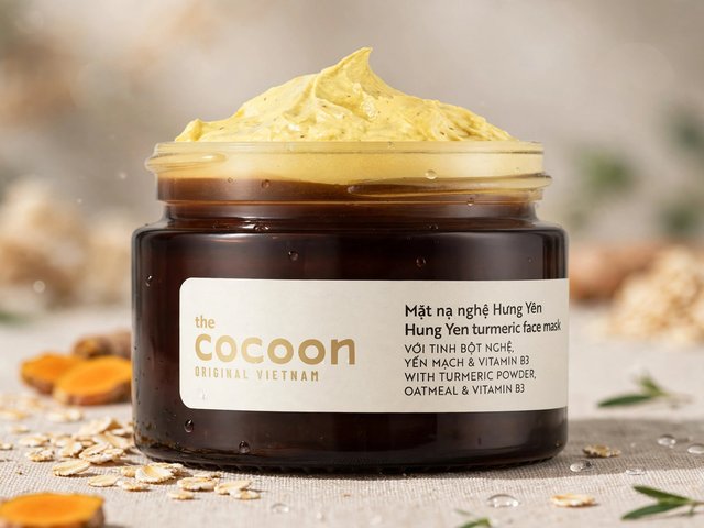 Mặt Nạ Nghệ Hưng Yên Cocoon Giúp Da Rạng Rỡ Mịn Màng 30ml