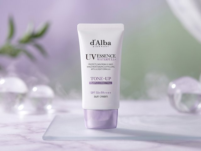 Kem Chống Nắng d'Alba Nâng Tông Tím Hiệu Chỉnh Sắc Da 50ml