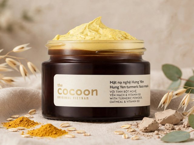 Mặt Nạ Nghệ Hưng Yên Cocoon Giúp Da Rạng Rỡ Mịn Màng 30ml