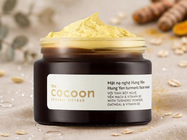Mặt Nạ Nghệ Hưng Yên Cocoon Giúp Da Rạng Rỡ Mịn Màng 30ml