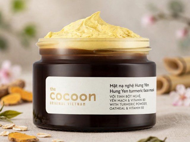 Mặt Nạ Nghệ Hưng Yên Cocoon Giúp Da Rạng Rỡ Mịn Màng 30ml