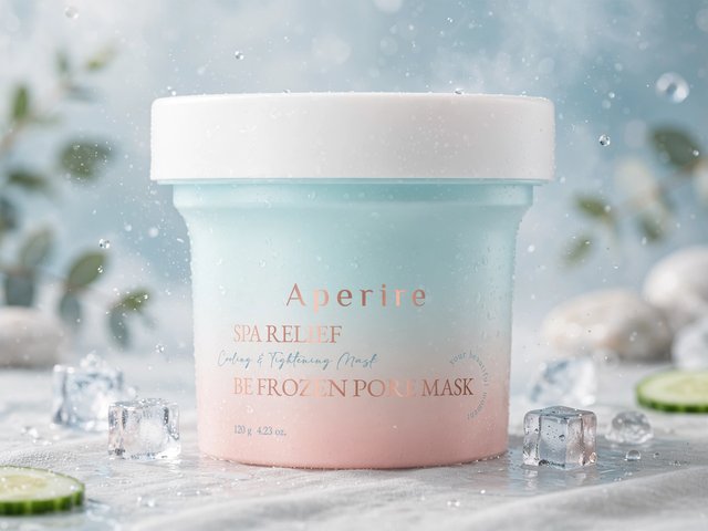 Mặt Nạ Đất Sét Aperire Băng Lạnh Thu Nhỏ Lỗ Chân Lông 120g