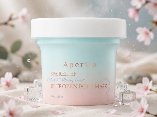 Mặt Nạ Đất Sét Aperire Băng Lạnh Thu Nhỏ Lỗ Chân Lông 120g