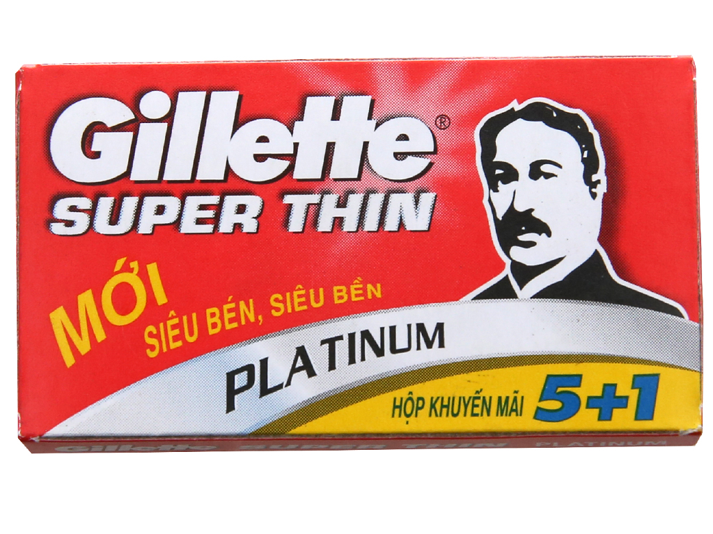 Bộ Lưỡi Lam Gillette Super Thin Platinum