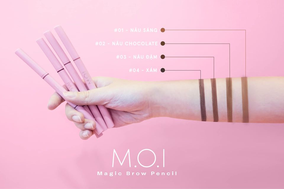 M.O.I Magic Brow Pencil Bảng Màu 