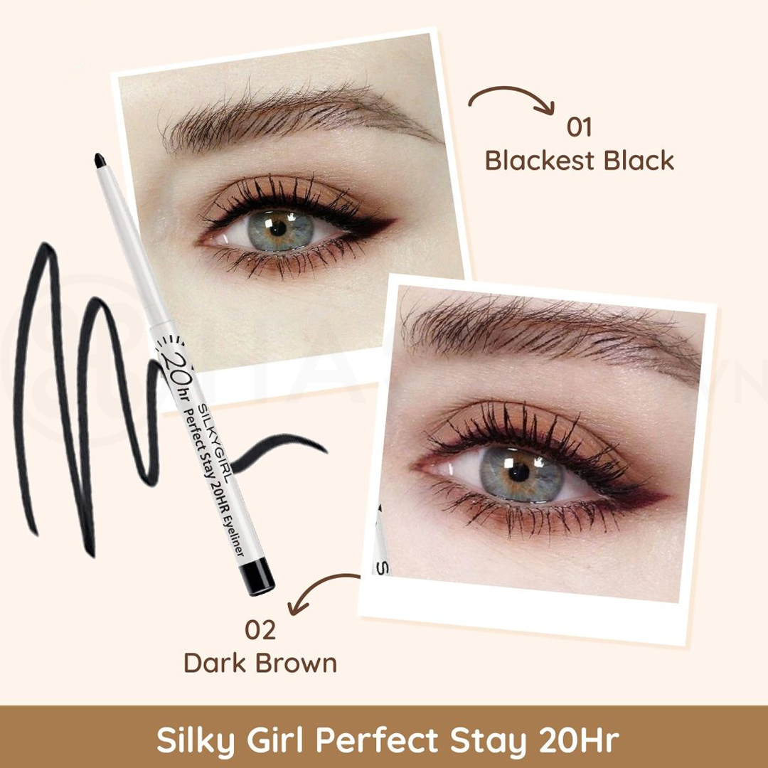 Chì Kẻ Viền Mắt Silky Girl Perfect Stay 20HR Eyeliner 
