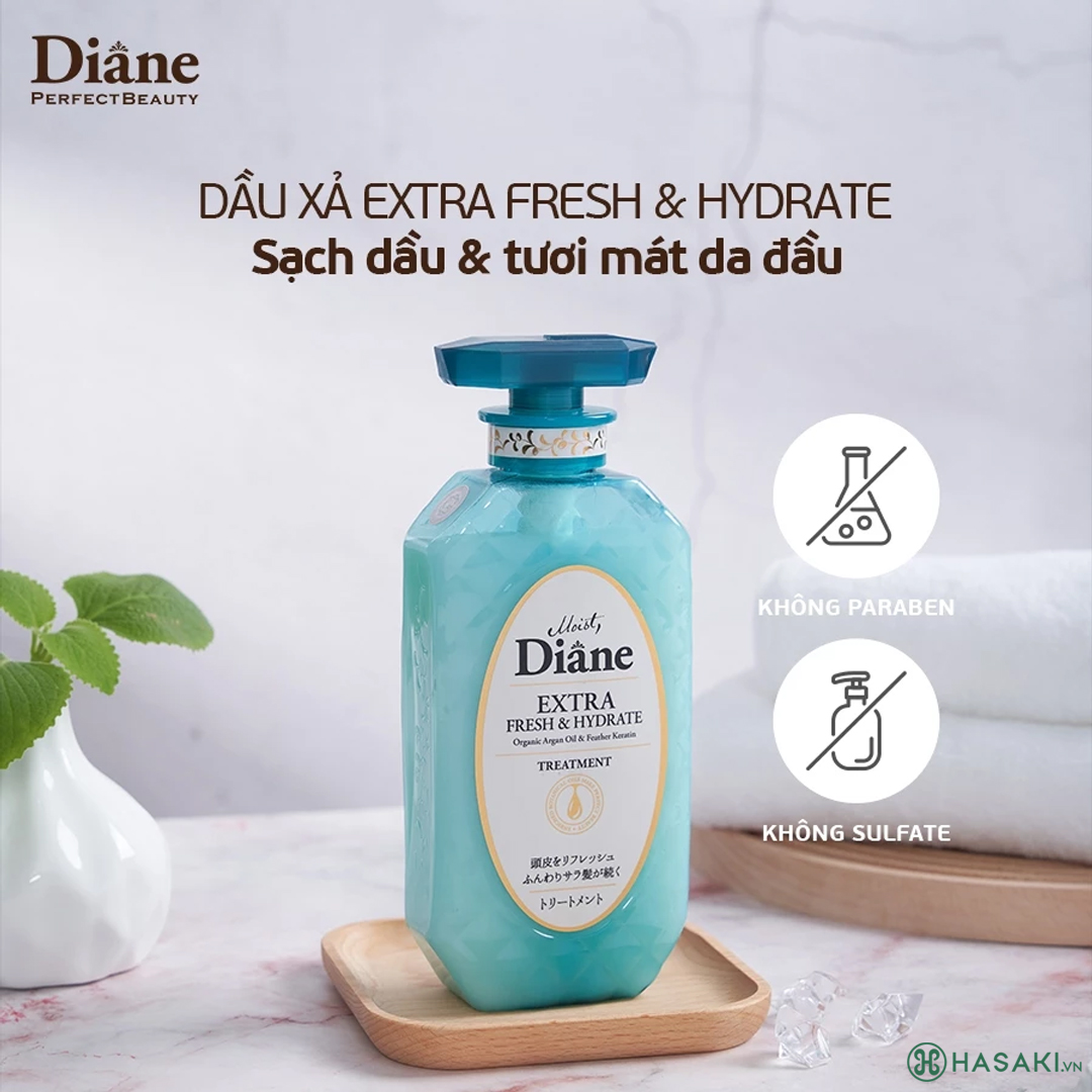 Dầu Xả Diane Sạch Dầu Và Tươi Mát Da Đầu 450ml đã có mặt tại Hasaki 