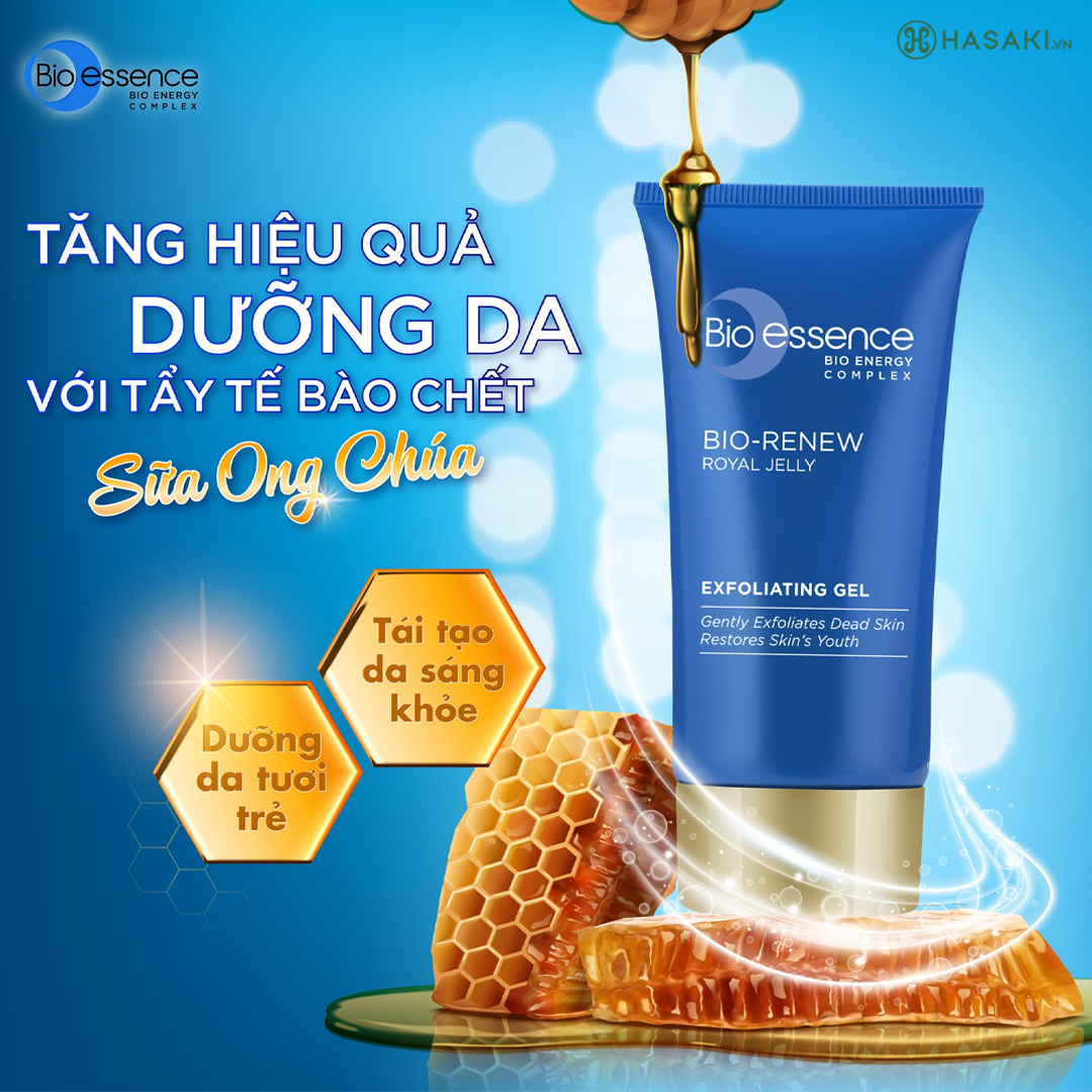 Gel Tẩy Tế Bào Chết Bio-essence Dưỡng Da Tươi Trẻ 60g