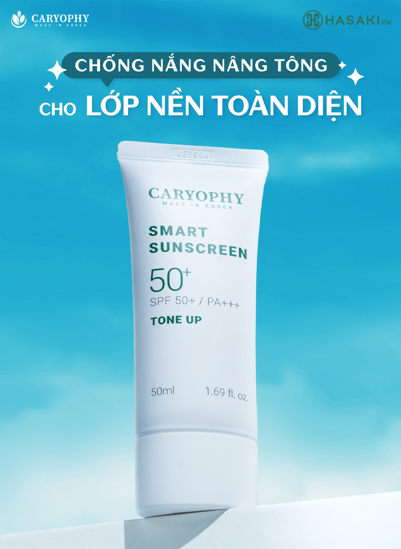 Mua Kem Chống Nắng Caryophy Smart Sunscreen Tone Up SPF50+ PA+++ 50ml tại Hasaki