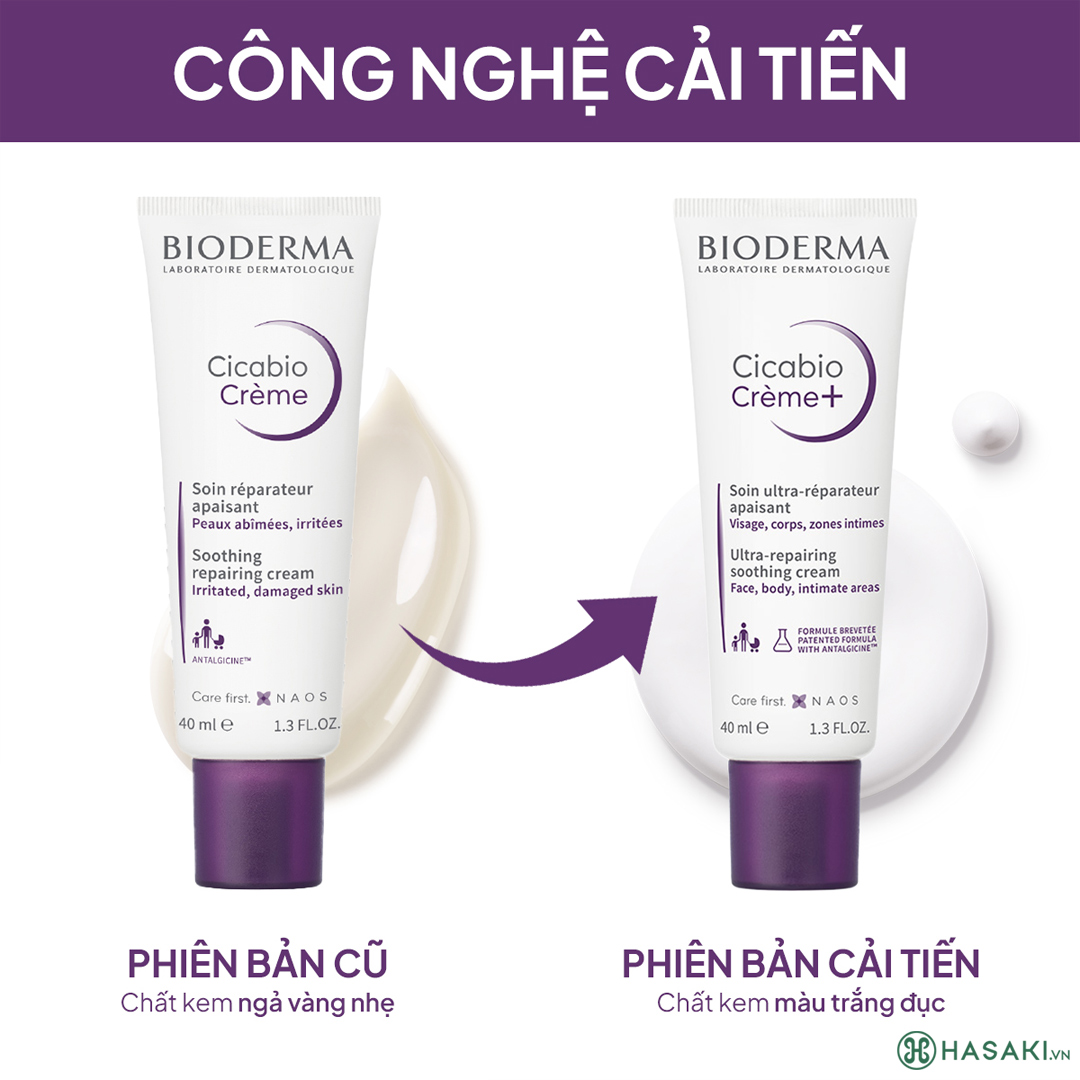 Mua Kem Dưỡng Bioderma Cicabio Crème+ Phục Hồi Da Tổn Thương Và Ngừa Sẹo 40ml tại Hasaki 