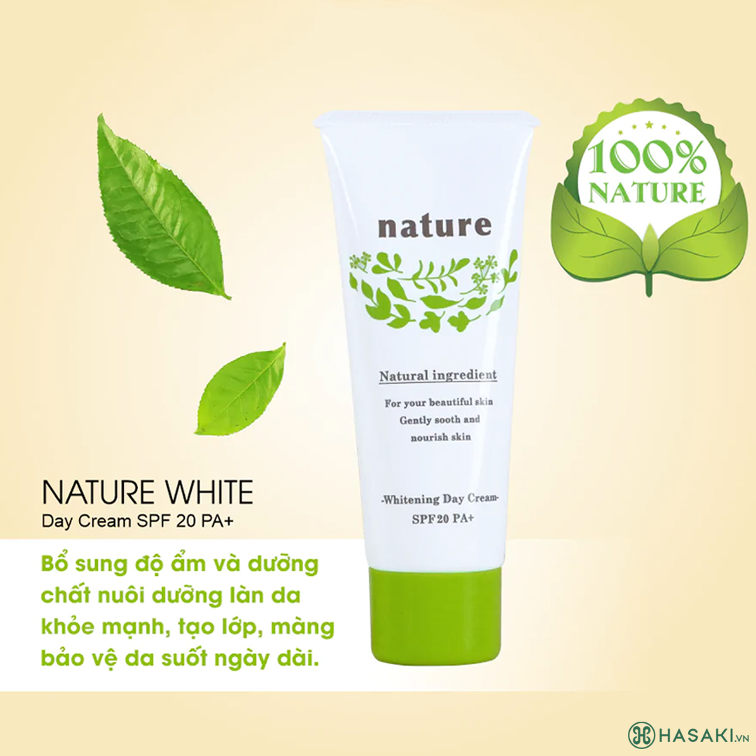 Kem Dưỡng Naris Nature Làm Sáng Da Ban Ngày SPF20 PA+ 40g