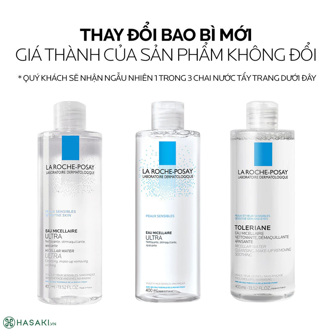 Nước Tẩy Trang Dành Cho Da Nhạy Cảm La Roche-Posay Micellar Water Ultra Sensitive Skin