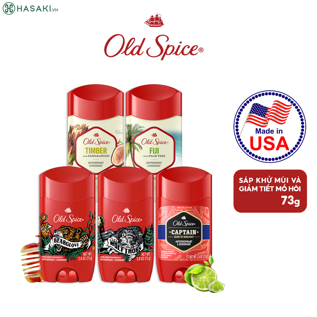 Sáp Khử Mùi & Ngăn Tiết Mồ Hôi Old Spice Anti-Perspirant & Deodorant 73g 