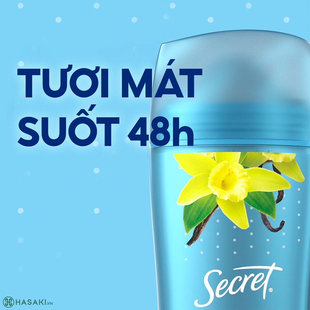 Sáp Khử Mùi Secret Giảm Tiết Mồ Hôi Hương Hoa Ngọt Ngào 73g