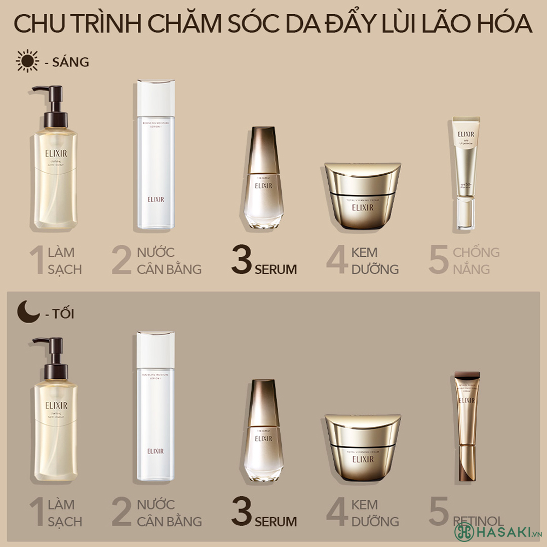 Elixir The Serum 50ml đã có mặt tại Hasaki