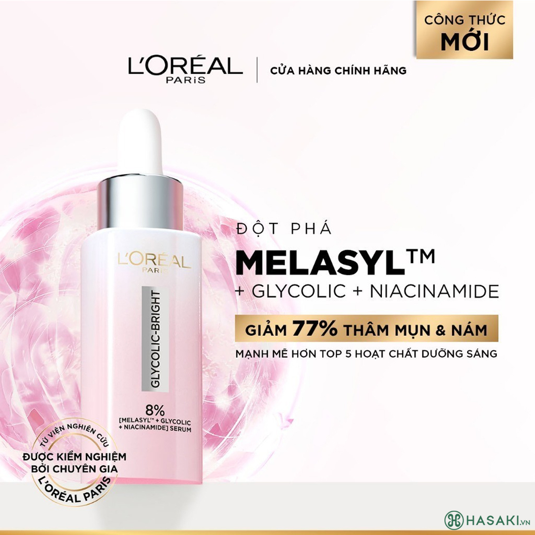 Serum L'Oreal Sáng Da, Mờ Thâm Mụn & Nám 30ml (Mới) đã có mặt tại Hasaki