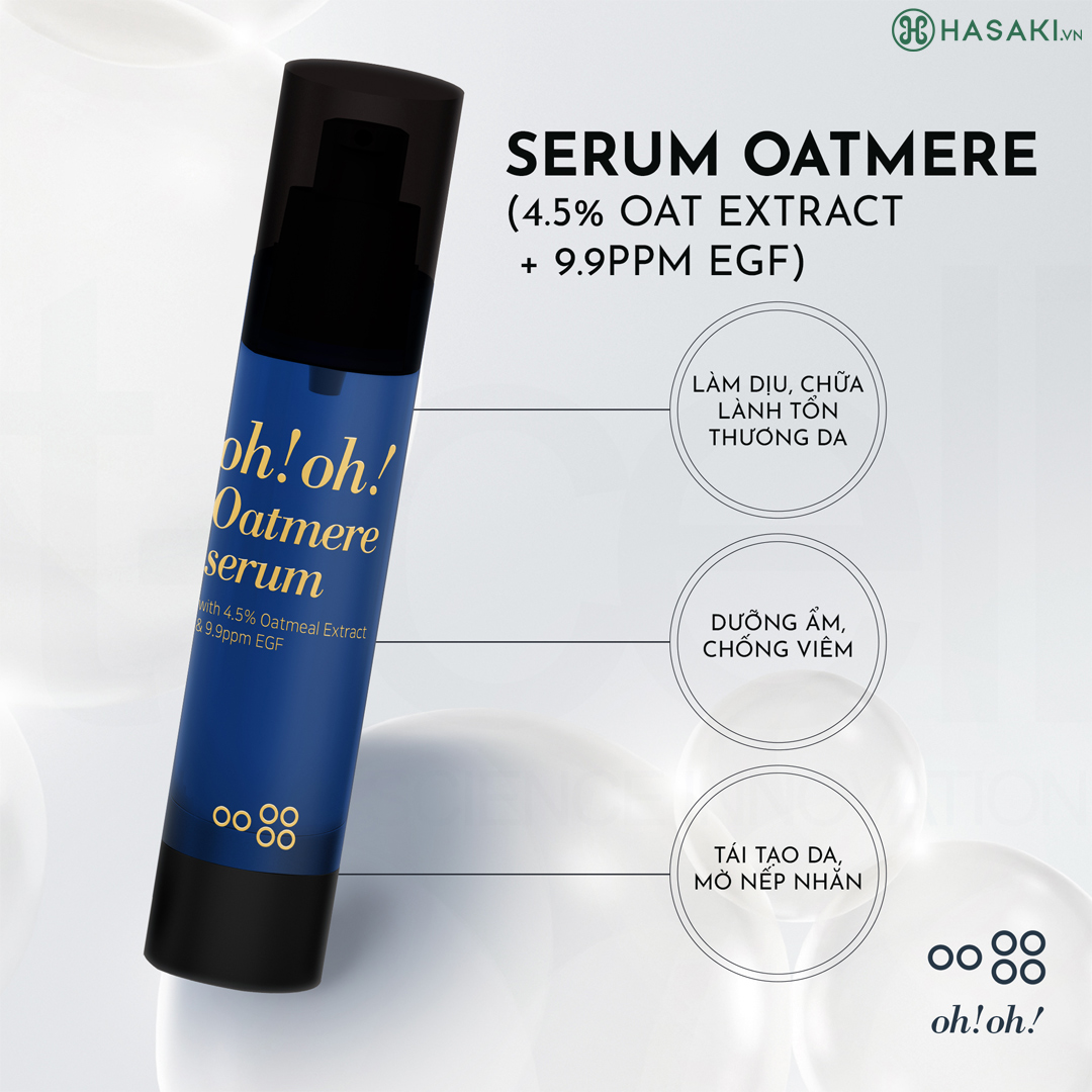Serum oh!oh! Oatmere Serum With 4.5% Oat Extract & 9,9ppm EGF 25ml 