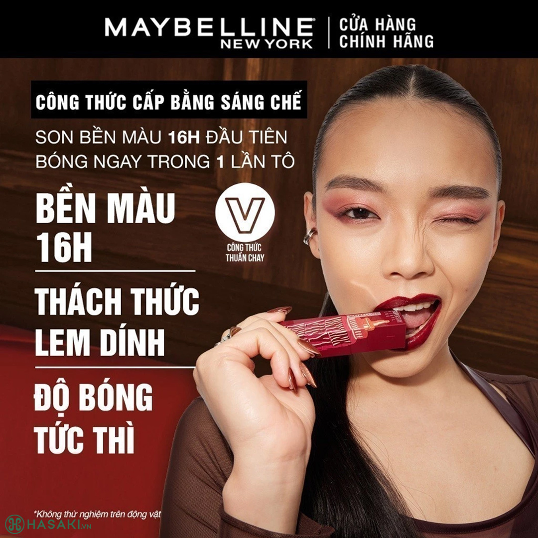 Mua Son Bóng Maybelline Phiên Bản Giới Hạn "Sốt" tại Hasaki 