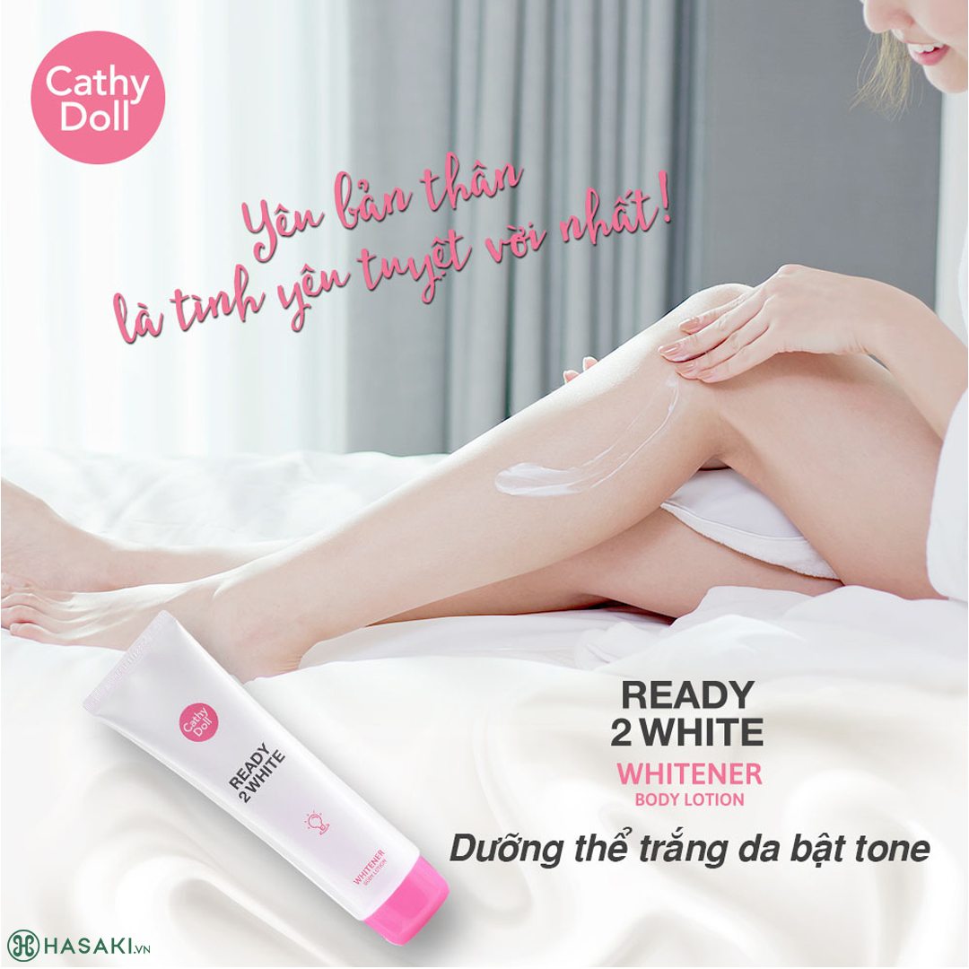 Sữa Dưỡng Thể Cathy Doll Ready 2 White Whitener Body Lotion 150ml 