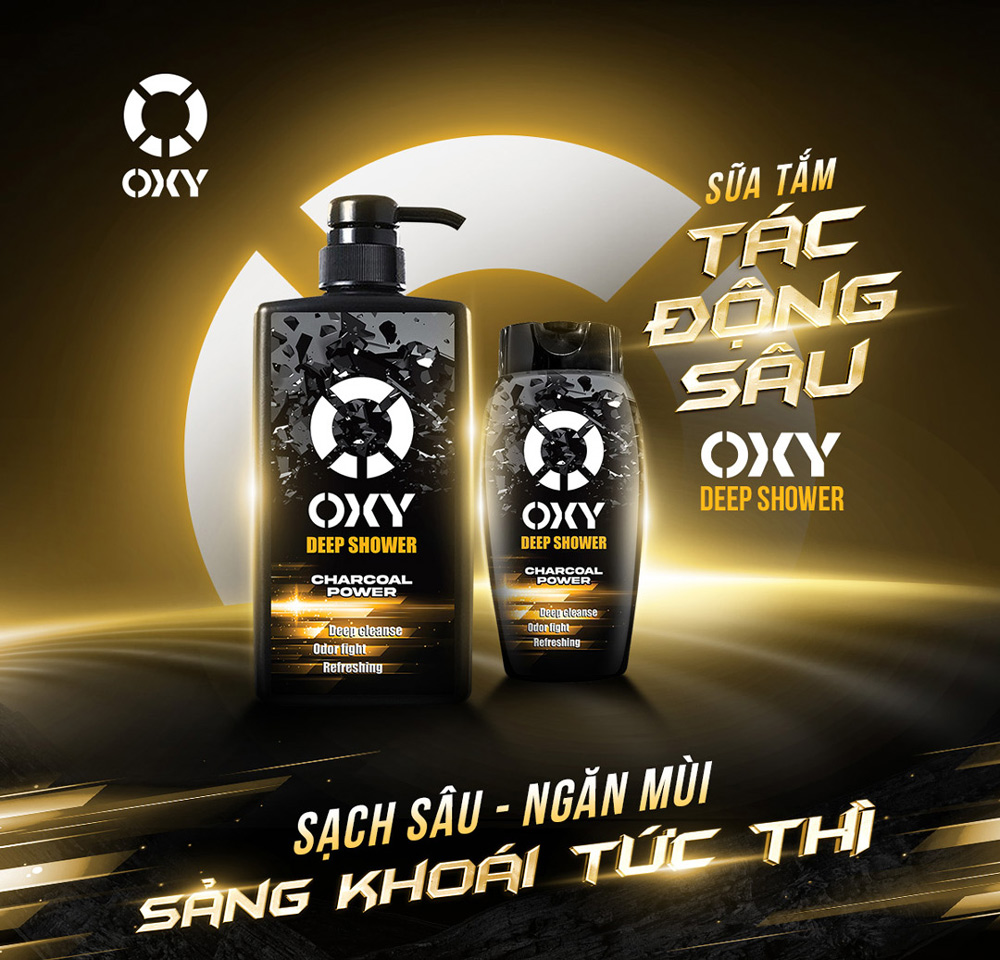 Sữa Tắm Oxy Tác Động Sâu Dành Cho Nam