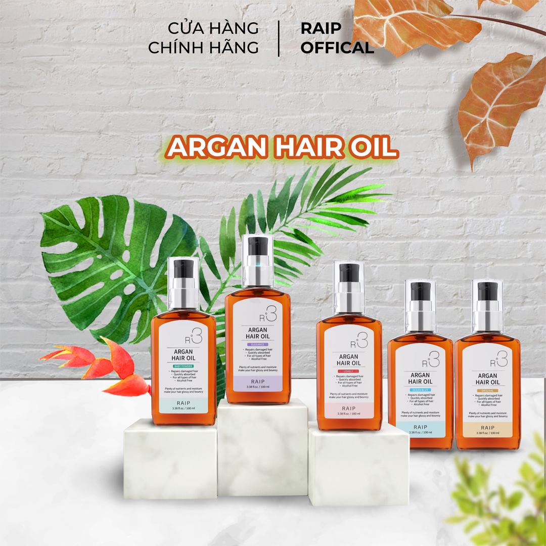 Tinh Dầu Dưỡng Tóc Raip R3 Argan Hair Oil 100ml