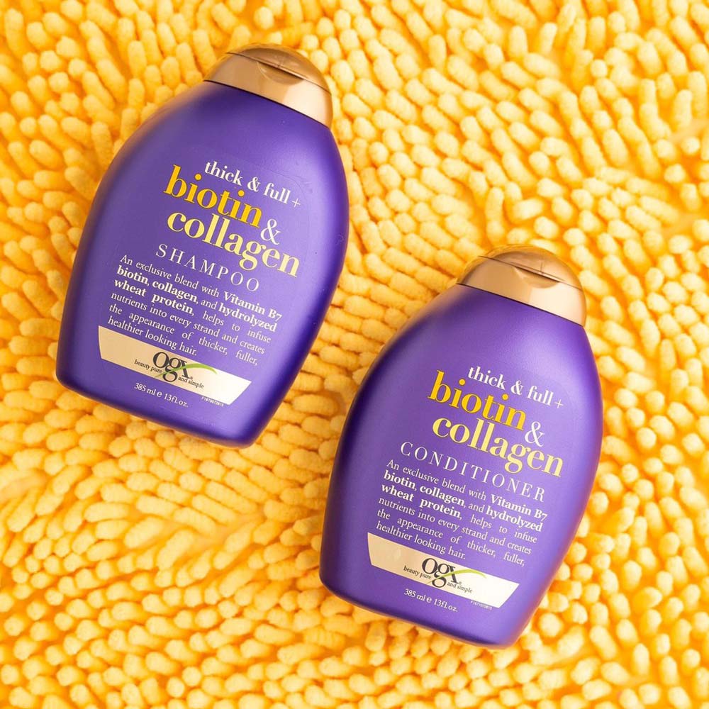 Dầu gội chăm sóc tóc chắc khỏe Biotin & Collagen OGX
