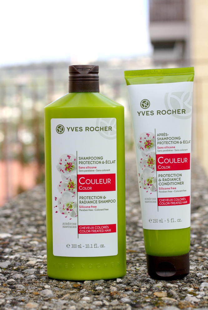 Dầu Xả Yves Rocher Couleur Protection & Radiance Conditioner giúp tóc mềm mượt và bền màu