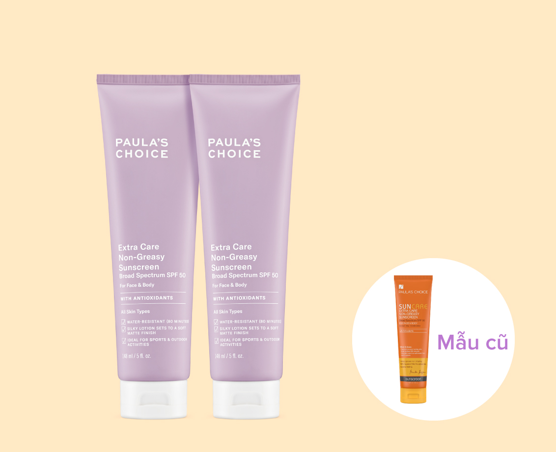 Kem Chống Nắng Paula's Choice Extra Care Non-Greasy Sunscreen SPF50 148ml