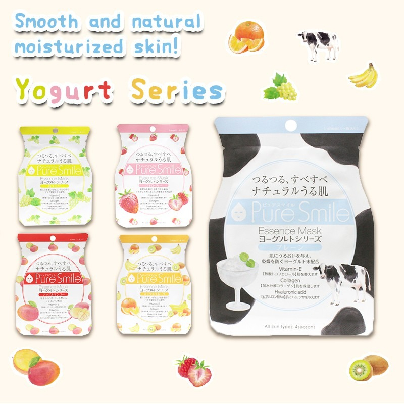 Mặt Nạ Pure Smile Essence Mask Yogurt Series Chiết Xuất Sữa Chua