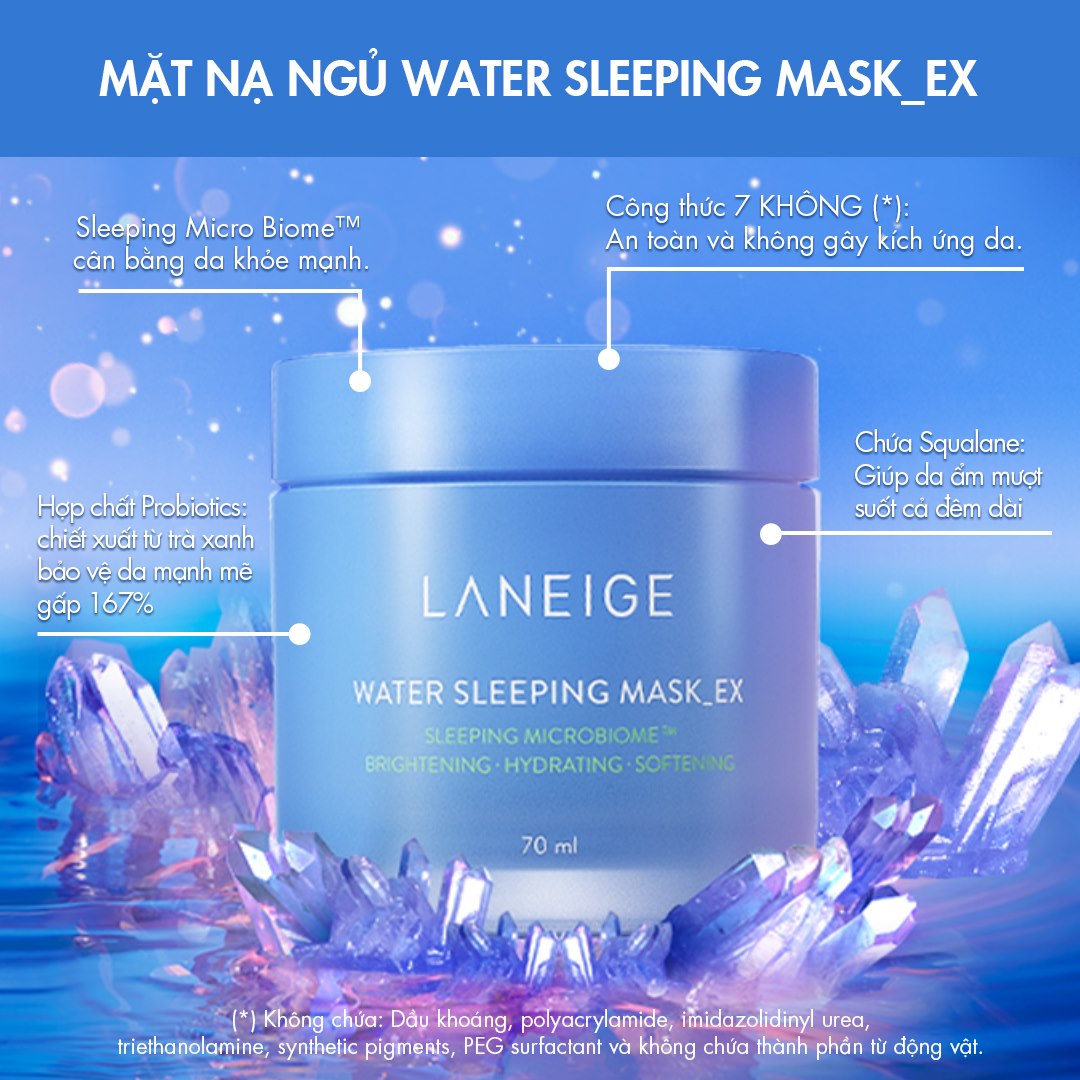 Mặt Nạ Ngủ Phiên Bản Cải Tiến LANEIGE Water Sleeping Mask_EX Mới