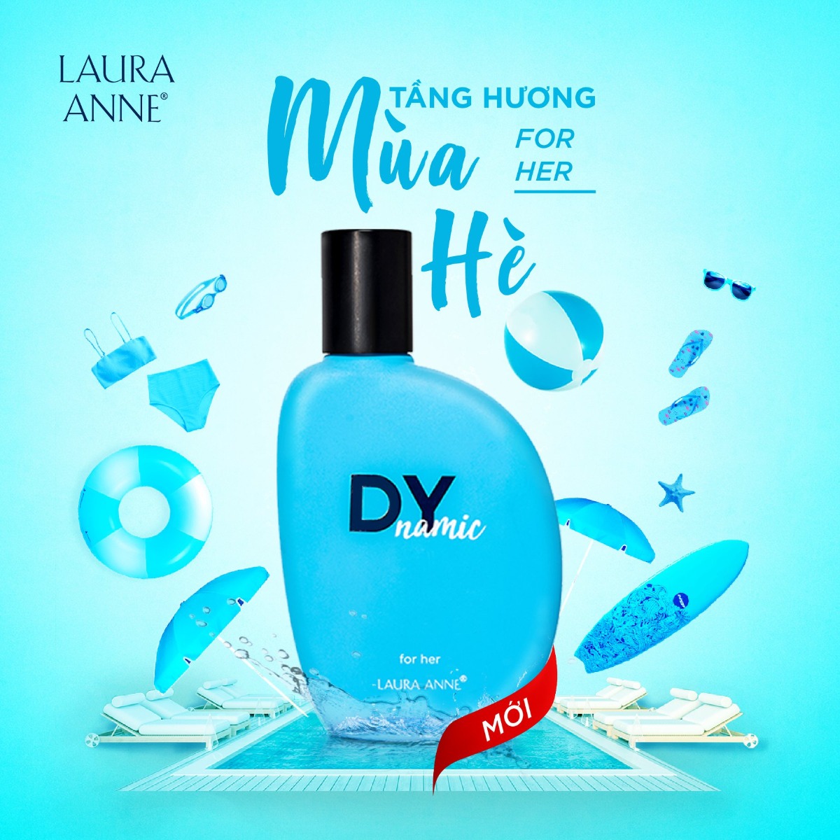 Nước Hoa Nữ Laura Anne Dynamic For Her Eau De Parfum