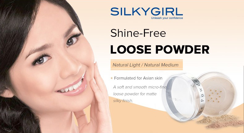 Phấn Phủ Dạng Bột SILKYGIRL Shine-free Loose Powder