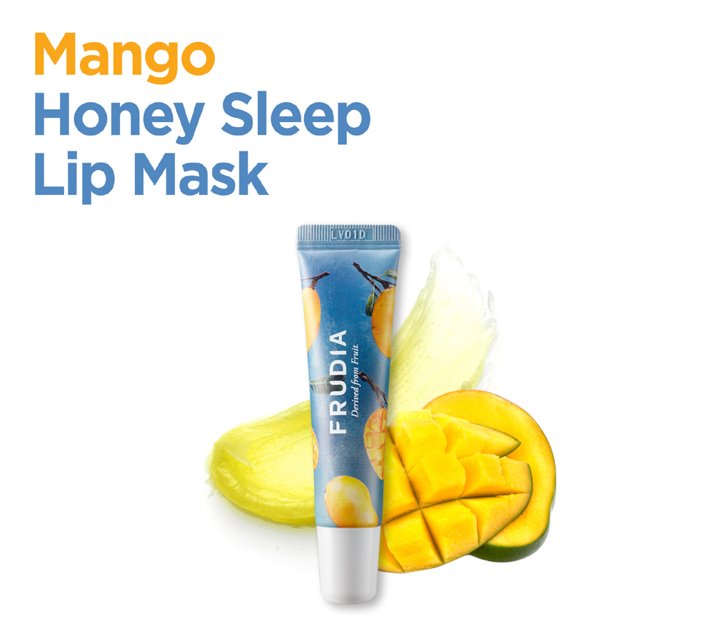 Mặt Nạ Ngủ Môi Chiết Xuất Mật Ong Xoài FRUDIA Mango Honey Sleep Lip Mask